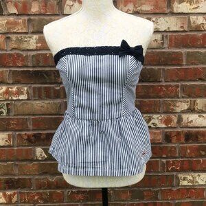 Hollister strapless blouse